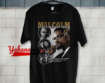 Malcolm X Tee - Etsy