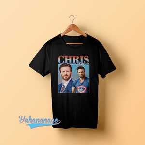 T-shirt Chris Evans Abbigliamento T-shirt unisex nera bianca Movie Bootleg Captain America T-shirt bianca nera unisex