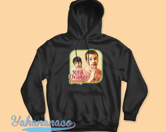 Rex Orange County Hoodie Sweatshirt English Indie Music Unisex Black White Gildan Hoodie