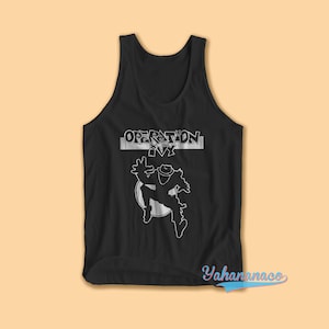 Betrieb Ivy Tank Top American Punk Rock Ska Punk Jesse Michaels Music Band Schwarz Weiß Baumwolle Tank Top