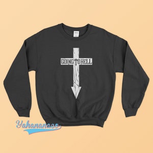 The Pretty Reckless Sweatshirt Going to Hell Hard Rock Alternative Rock Taylor Momsen Music Band Black White Crewneck Sweater