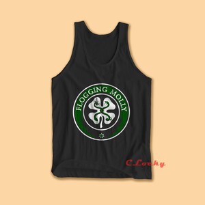 Flogging Molly Tank Top Amerikanisch Celtic Punk Folk Punk Dave King Musik Band Schwarz Weiß Baumwoll Tank Top