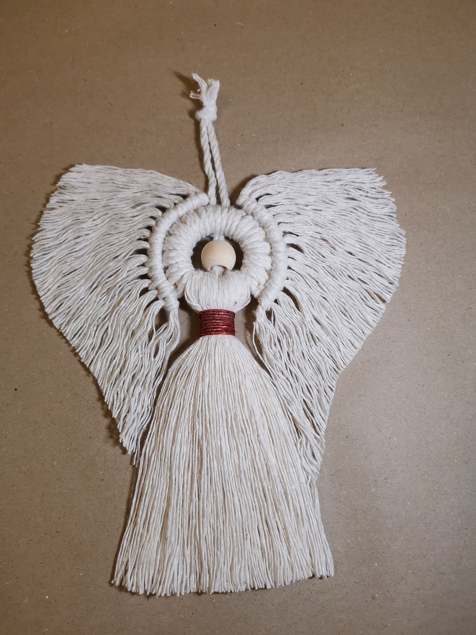 Macrame Angel / Christmas Angel / Hanging Angel Decoration - Etsy