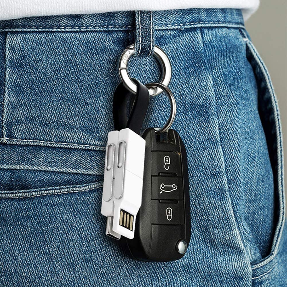 4 in 1 Multi Charging Cable Portable Keychain Charger Travel Etsy