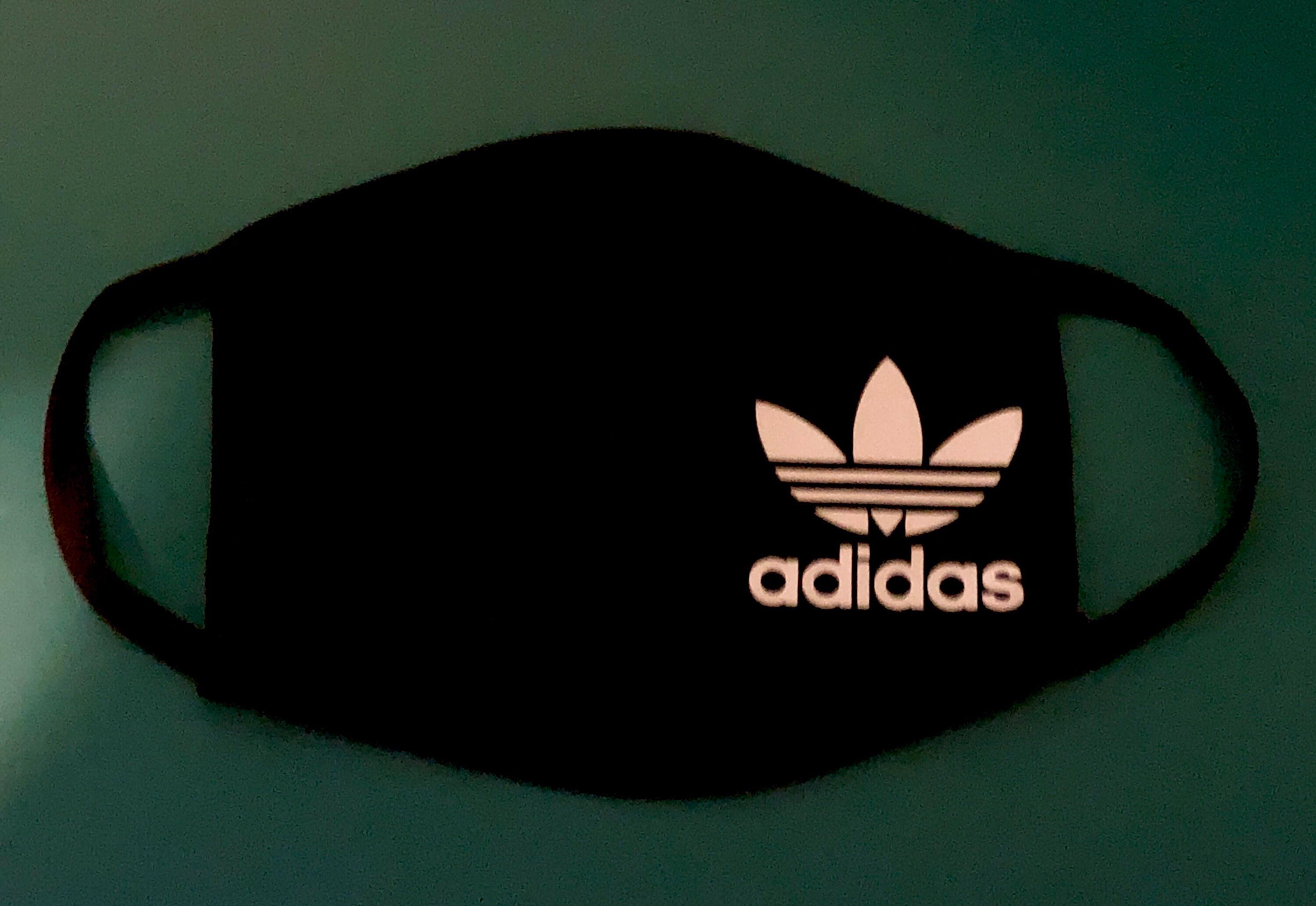 New Adidas Black Stretch Face Mask Etsy