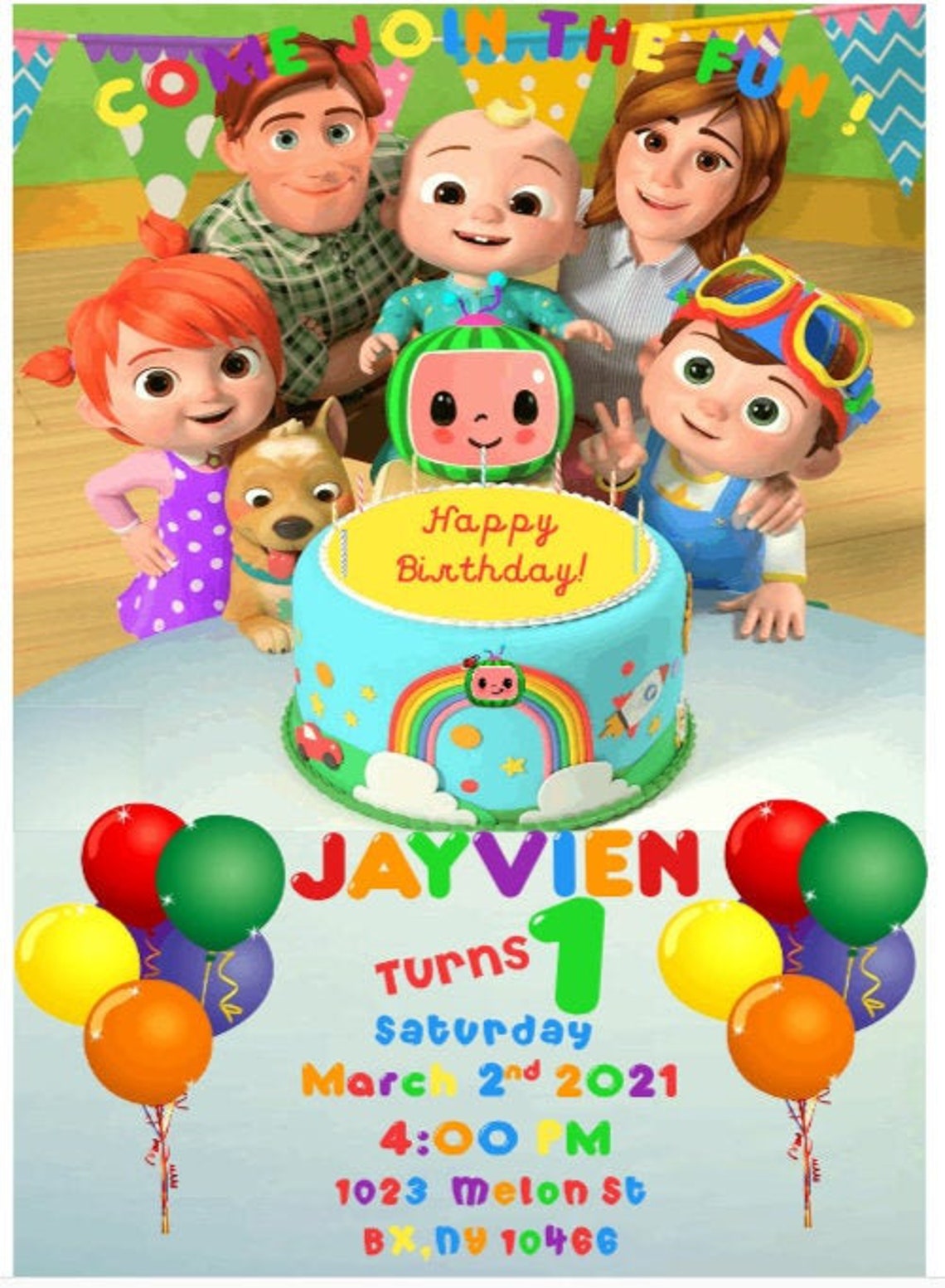 DIGITAL Birthday Invitation Etsy UK