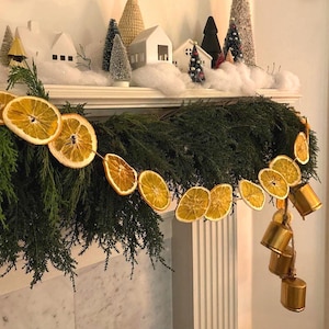 Dried Orange Slice Garland, Natural Citrus Biodegradable Twine