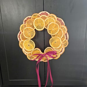 Dried Citrus Slice Wreath, Orange & Grapefruit, Farmhouse Decor