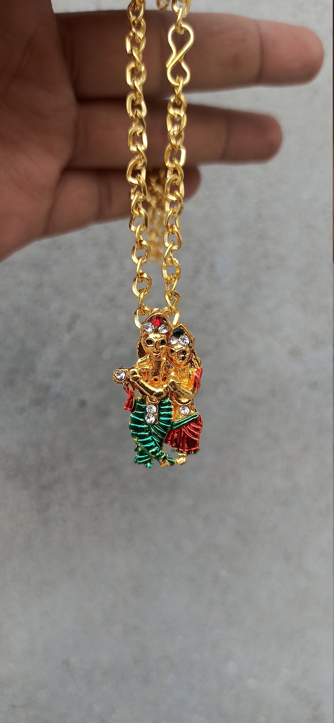 Radha krishna necklace sale