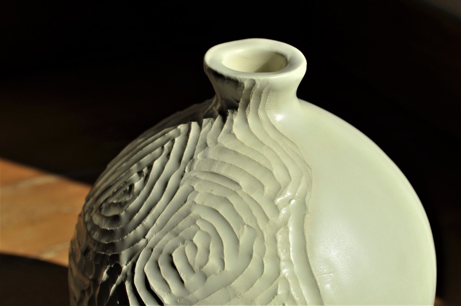 White handmade ceramic vase White vessel Minimal vase Bud Etsy