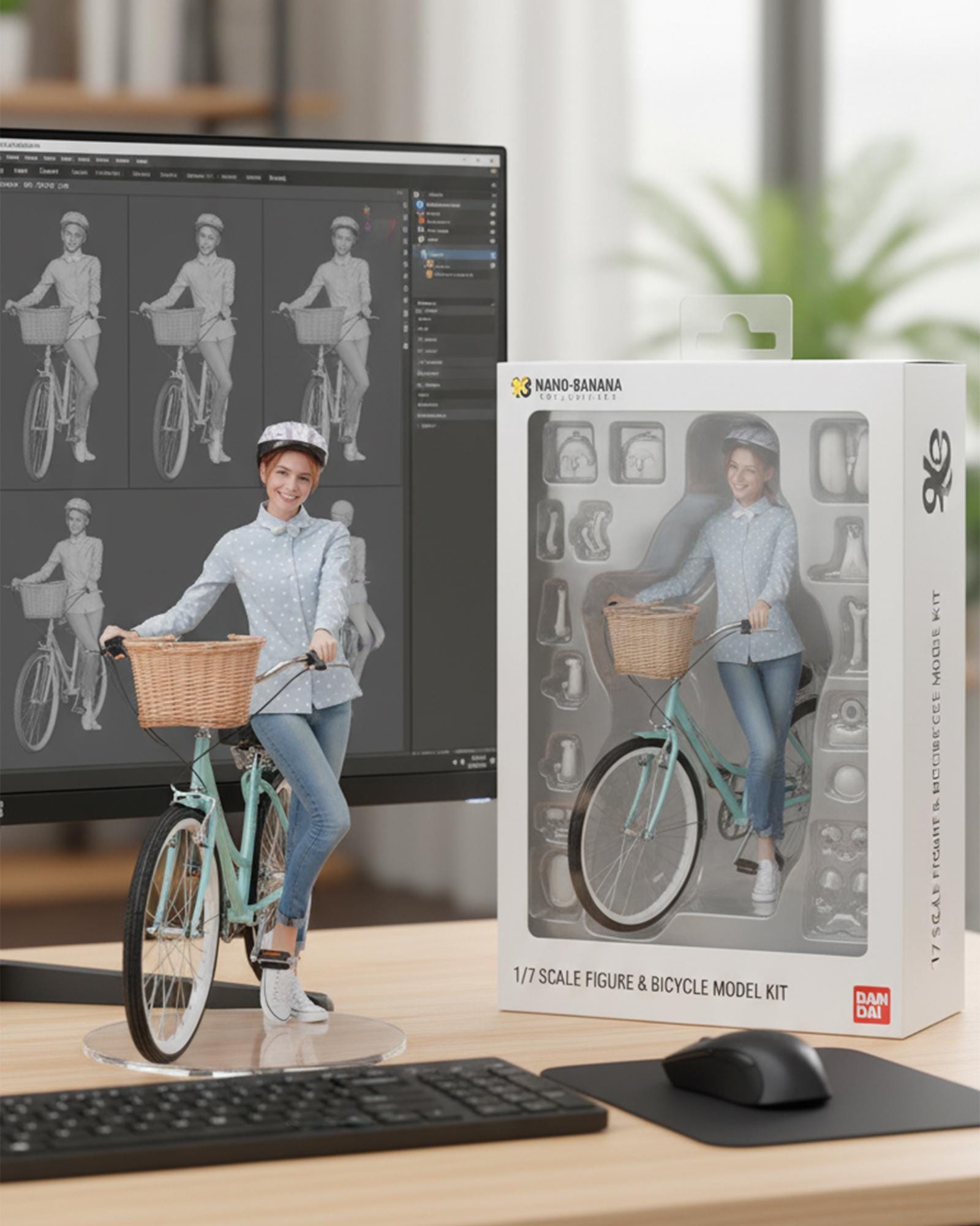 Making Photo Figures 3D Digital Figurine Portrait From Photo: DIY Tutorial (digital Download ...