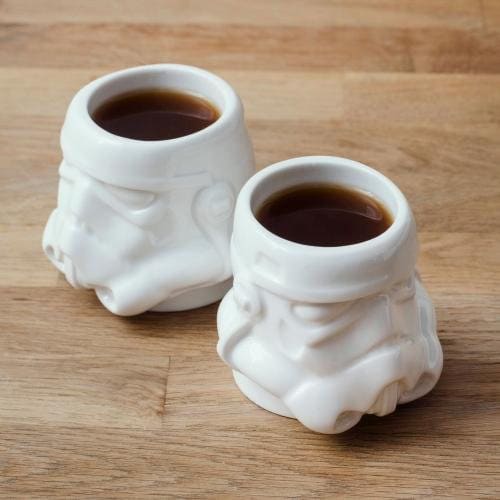 Set of Storm Trooper Espresso Cups, Star Wars Christmas Gift for Dad 