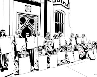 Defend Our Juries Illustration