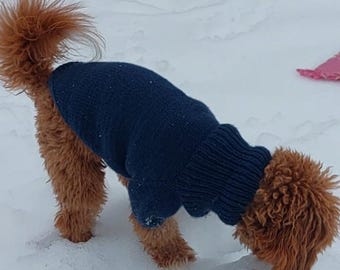 WZÓR DO ROBIENIA NA DRUTACH Sweter dla psa*Zimowy sweterek dla zwierząt*Płaszczyk dla psa*Ciepły i stylowy*Łatwy do wykonania