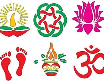Rangoli Schablone Etsy