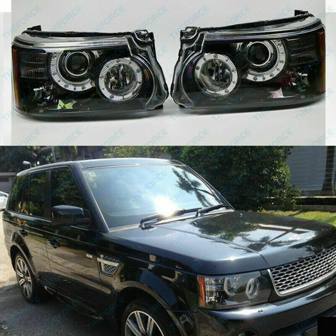 LED upgrade Headlights for Range Rover Sport L320 20092013 Etsy