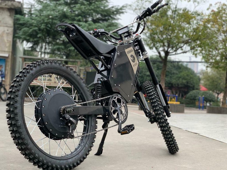 72V 3000W Adult Electric Full Suspension Offroad E Dirt Bike Etsy