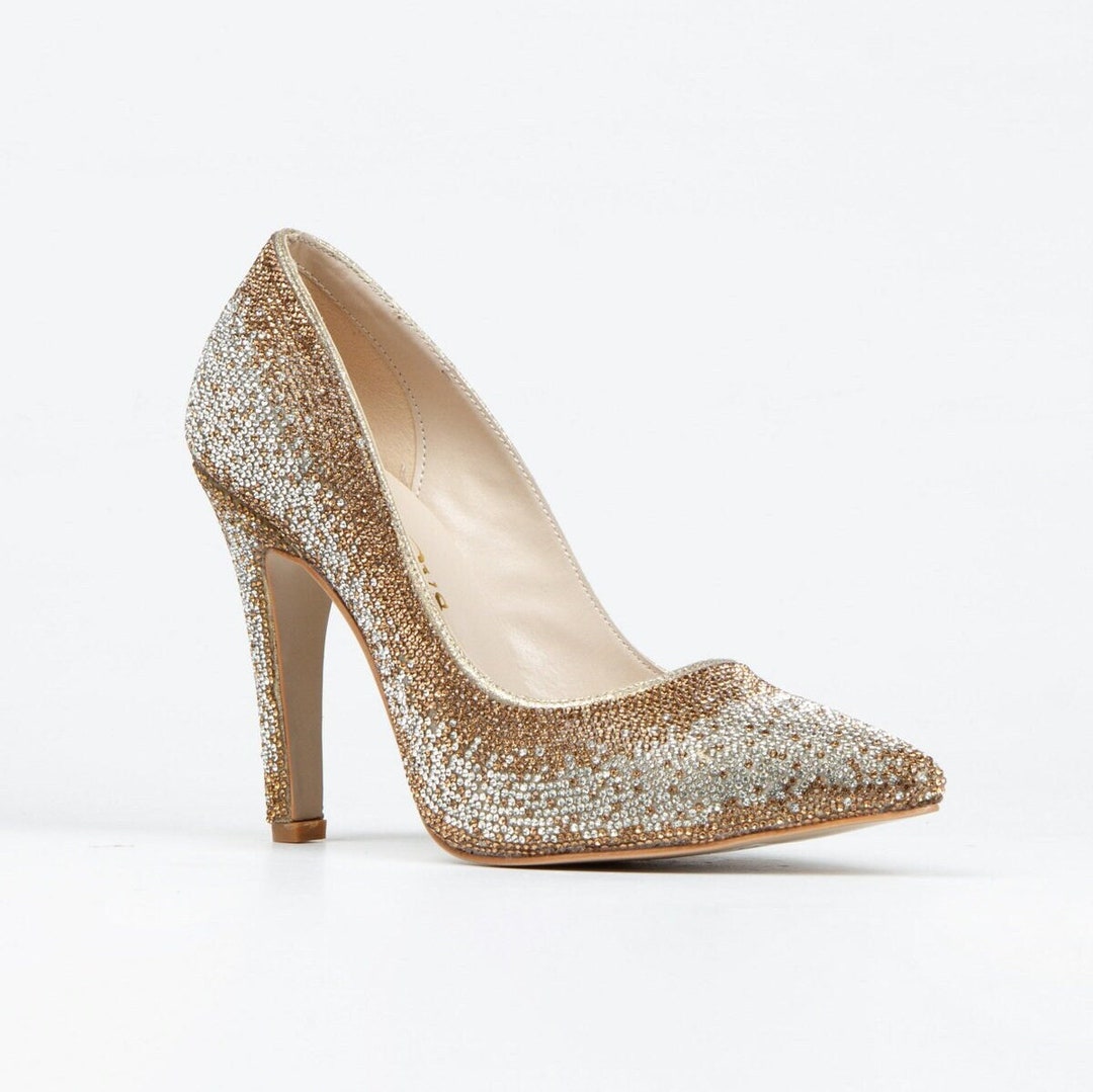 Women's Heels Wedding Shoes Dress Shoes Stilettos Wedding Party Daily Sequin High Heel