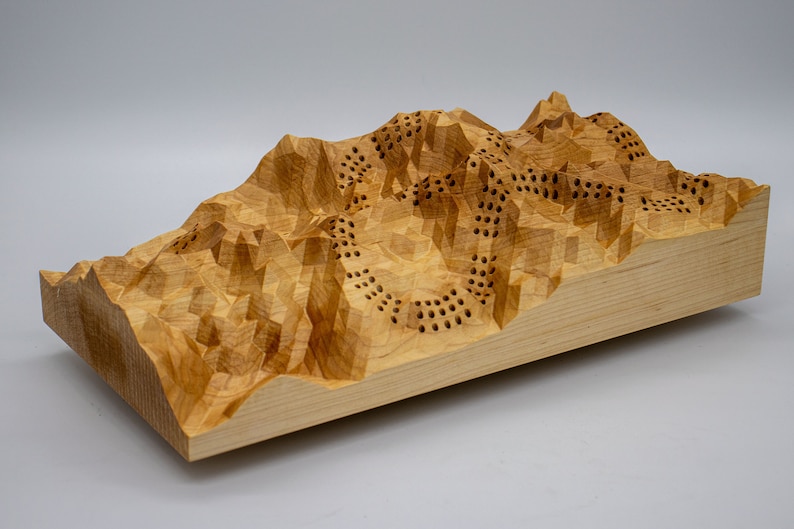 Mt. Cribb Custom Cribbage Board Etsy Canada