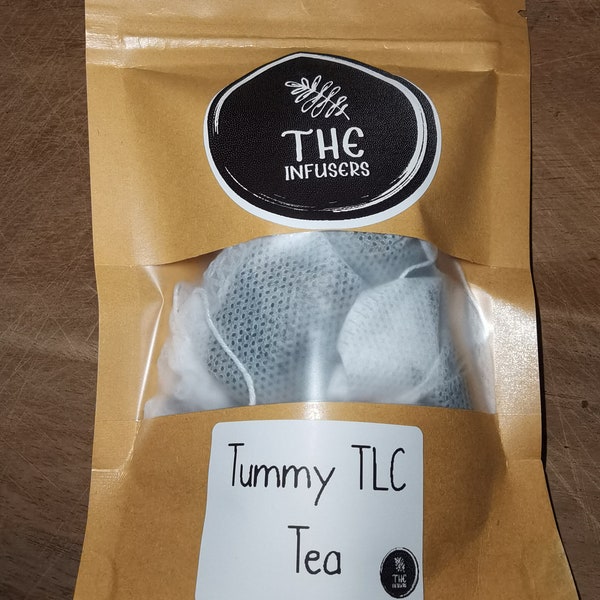 Tummy TLC tea, organic peppermint, nettle and dandelion root tea