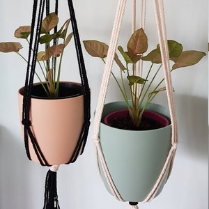 Small handmade macramé plant hanger