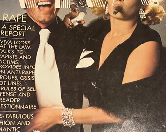 VIVA October 1973 Vintage Women's Magazine – Original Premier Issue, Collector's NOS, Very Nice Condition