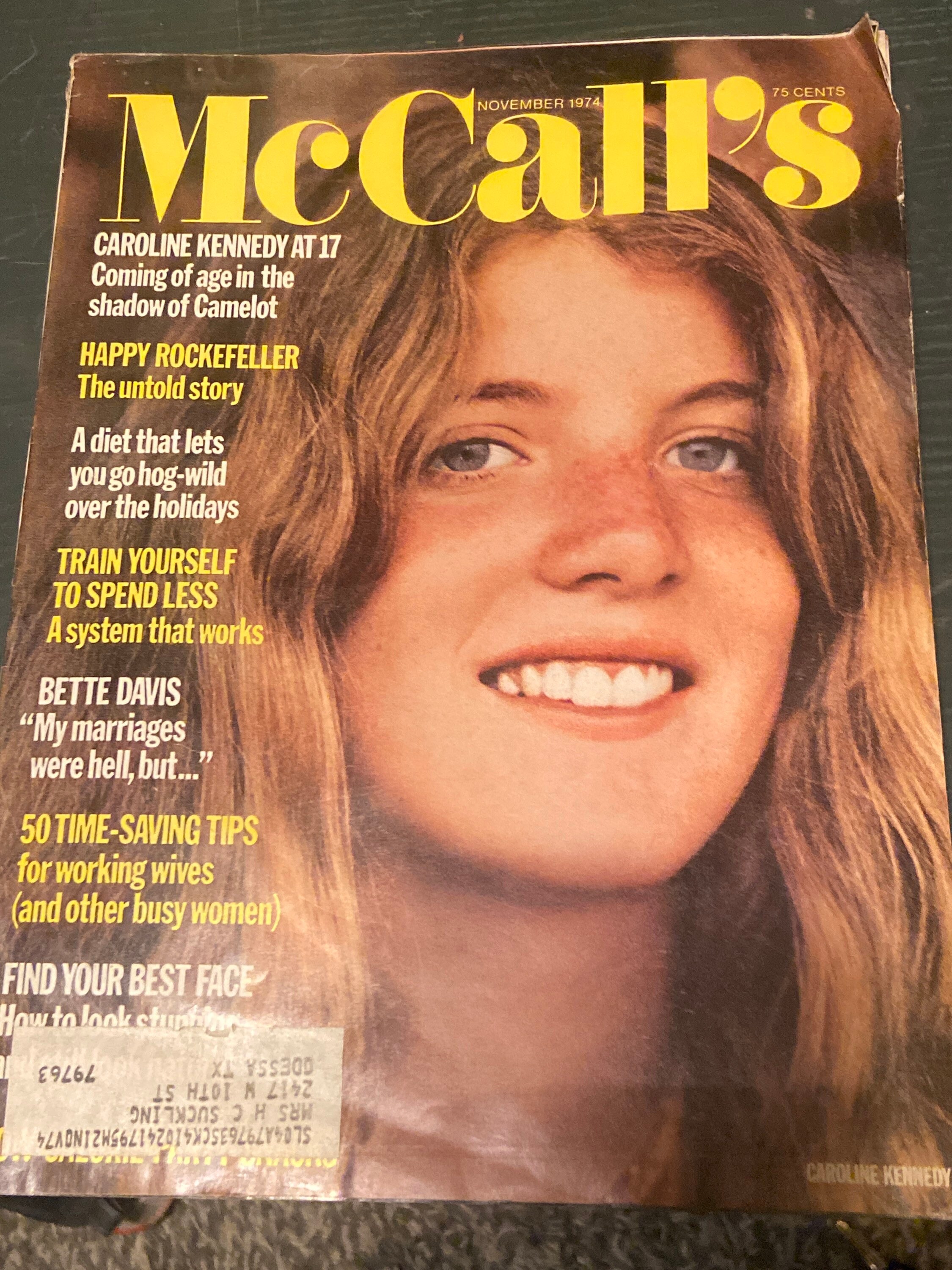 La revista McCall de noviembre de 1974. Caroline Kennedy a las - Etsy México La revista McCall de noviembre de 1974. Caroline Kennedy a las - Etsy México
