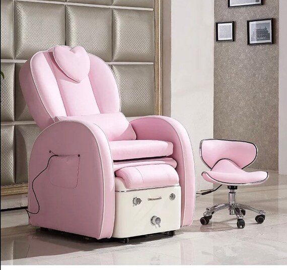 Salon Equipment Pedicure Chair Pink Salon Furniture Etsy