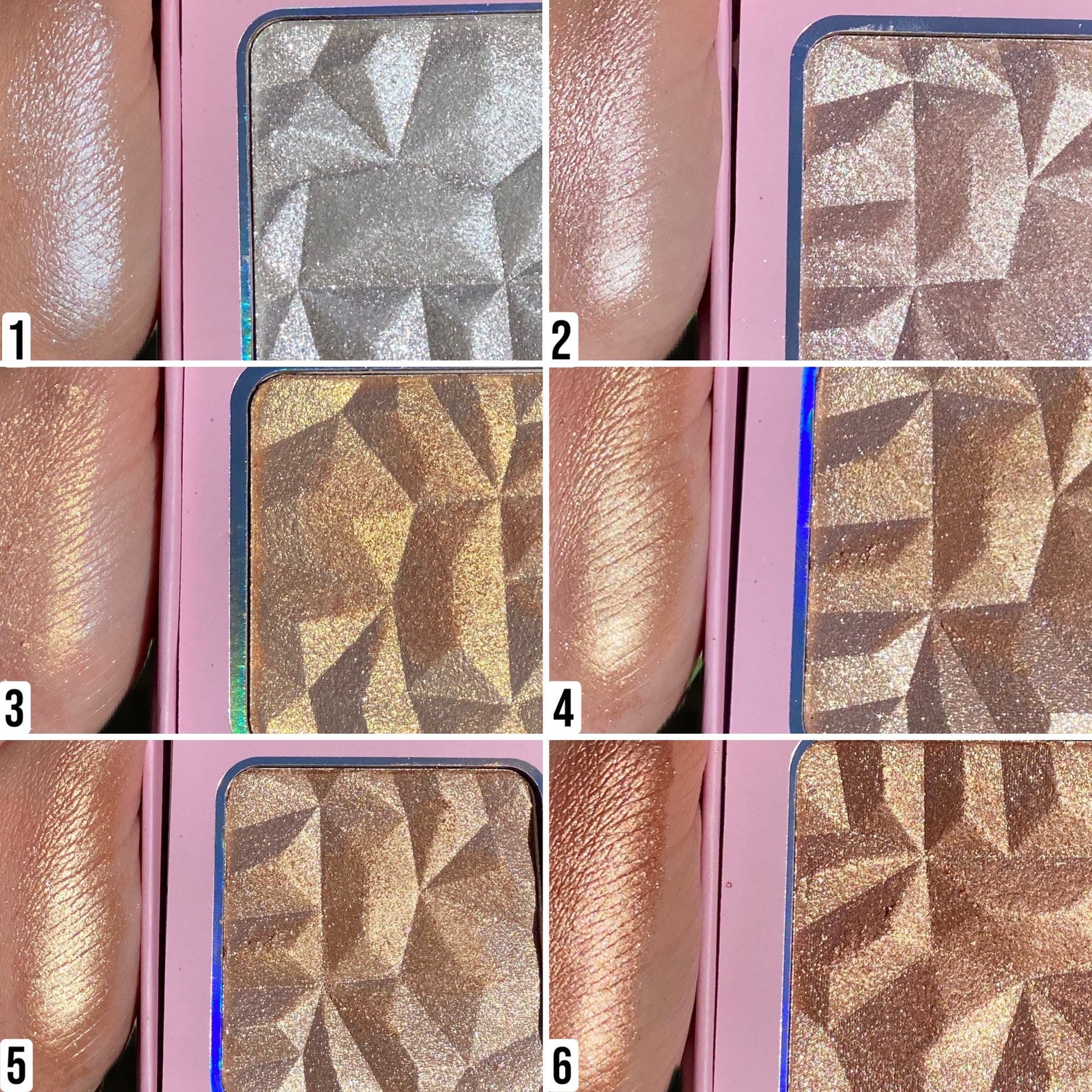 Shimmer Highlighter Makeup Loose Highlighter Eyeshadow Etsy