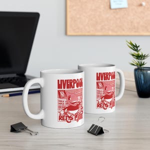 Liverpool Football Club Mug, Mighty Red, LFC, Christmas Gift,Football Gift,Gift for him, Football Memorabilia,Liverpool Gift,Stocking Filler
