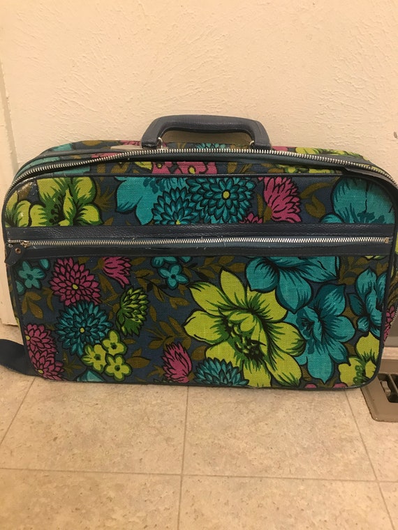 Psychedelic 60s suitcase