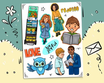 JW Kid's Stickers| JW witnesses| PDF Download