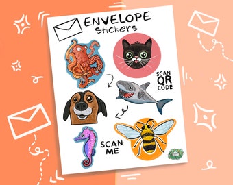 JW Kid's Stickers| Envelope Stickers |