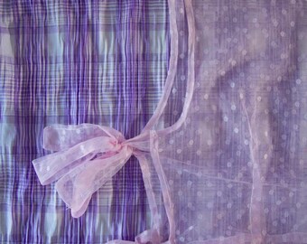 Roze Mesh met Polka dots Top