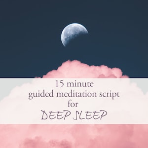 Guión de meditación guiada para dormir profundo