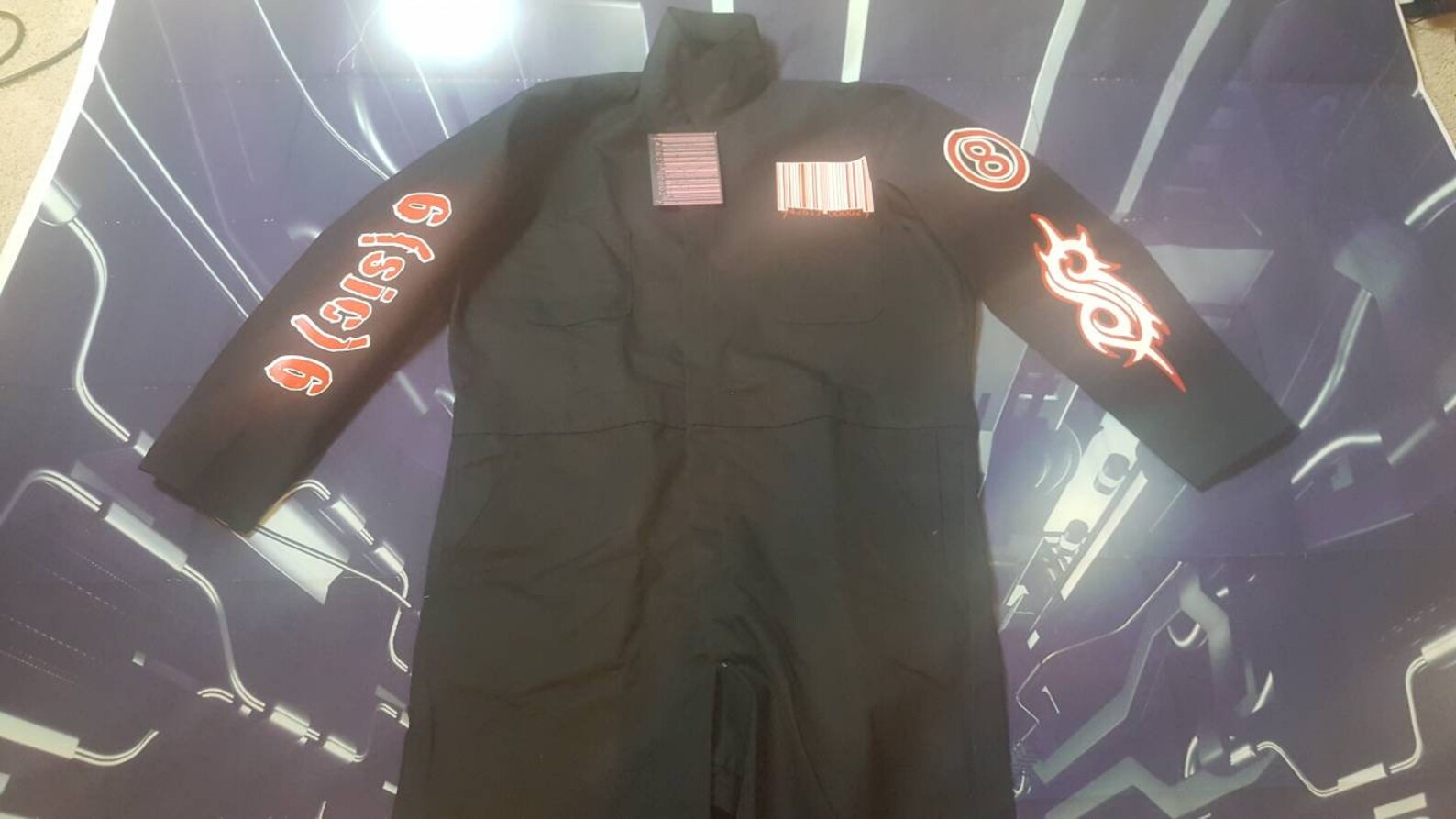 Slipknot themed Jumpsuit BLACK Barcode Etsy