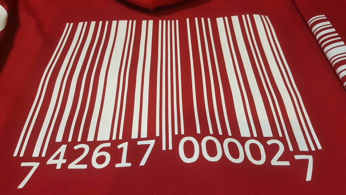 slipknot barcode hoodie