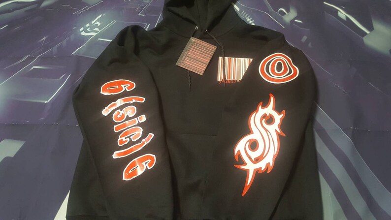 slipknot barcode hoodie