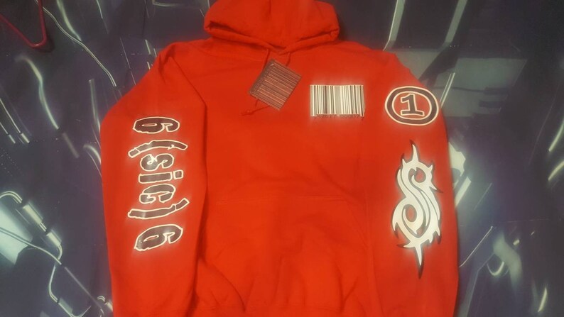 slipknot barcode hoodie