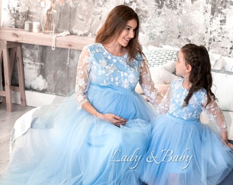 mother daughter matching maternity outfits