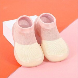 Anti-Slip Toddler Shoes, Anti-Slip Booties, First Step Shoes, Baby Crib Shoes, Rubber Sole Shoes