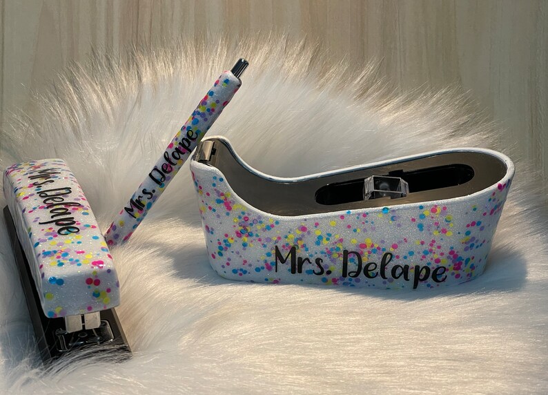 Confetti Stapler Confetti Tape Dispenser Confetti Office Etsy