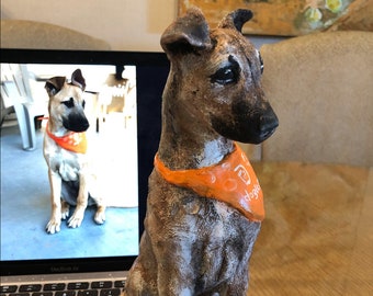 Personalize your dog sculpture today