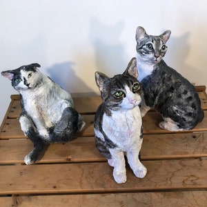 Personalize your cat sculpture