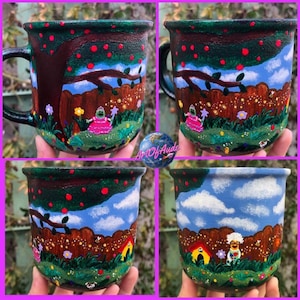 Nanalan Tasse, Mona Nanalan Tasse, Who es That Wonderful Girl Tasse, Kanadische TV-Serie Tasse, Nanalan Handbemalte Tasse, Kindheitstasse, Kidcore Tasse