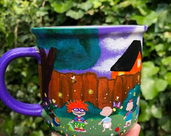 Rugrats-Tasse, Die Brille, Tommy, Angelica, Bettdecke, Cynthia, Die Klumpen, Reptar, Rugrats, Candy Crush, Rugrats, Hubert