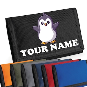 Personalisierte Pinguin Kawaii niedliche Tier Geldbörse / Geldbörse - fügen Sie Ihren Namen hinzu!