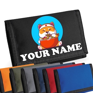 Personalised Shiba Inu Kawaii Cute Dog Pet Wallet/Purse - Add Your Name!