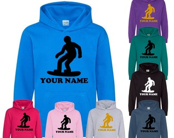 Custom Kids Snowboard Hoodie Custom Sport - ¡Añade tu nombre!