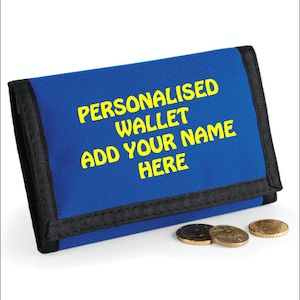 Cartera o monedero personalizado estilo Ripper: agregue su nombre, impresión personalizada